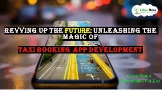 Taxi Booking App Development Company