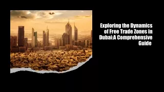 free trade zone Dubai