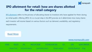 IPO allotment for retail: how are shares allotted for the retail category