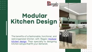 Modular Kitchen Design