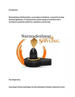 Narmadeshwar Shivling / Shivansh Narmada Shivling