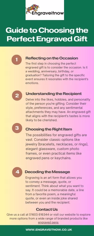 Guide to Choosing the Perfect Engraved Gift