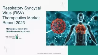 Respiratory Syncytial Virus (RSV) Therapeutics Market Size, Share, Forecast 2032