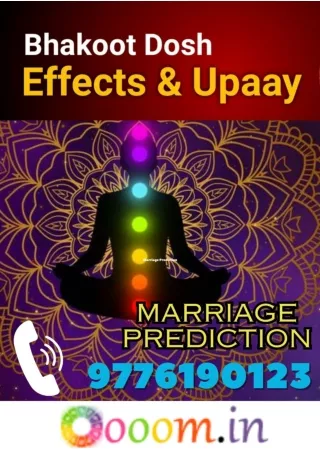 Marriage Prediction_ Free Bhakoot Dosha Consultation