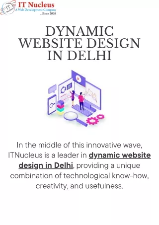 Dynamic website design in Delhi | ITNucleus