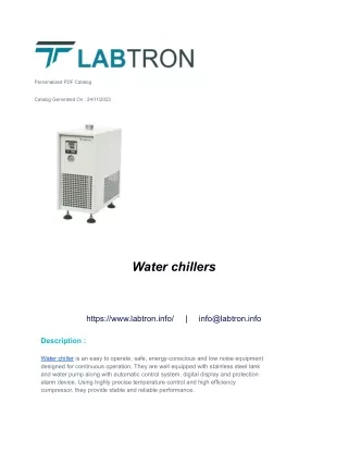 Water chillers