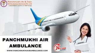 Hire Panchmukhi Air Ambulance Services in Bangalore and Ranchi with Innovative Medical Tools