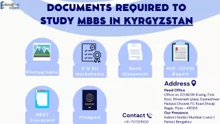 Documents Required to study MBBS in Kyrgyzstan