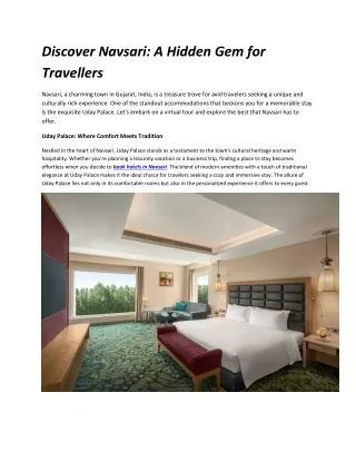 Discover Navsari