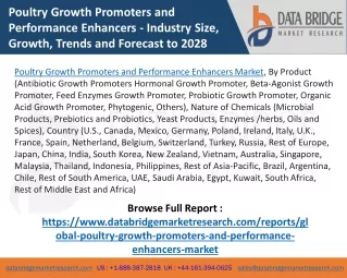 Poultry growth promoters & performance enhancers Market