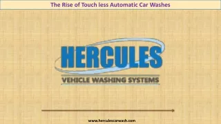 The Rise of Touch less Automatic Car Washes