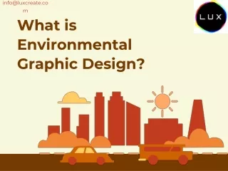What is Environmental Graphic Design