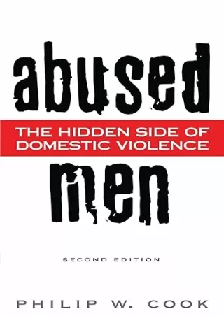 PDF_ Abused Men: The Hidden Side of Domestic Violence