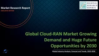 Cloud-RAN Market Growing Demand and Huge Future Opportunities by 2030