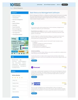Best Resource Management Software