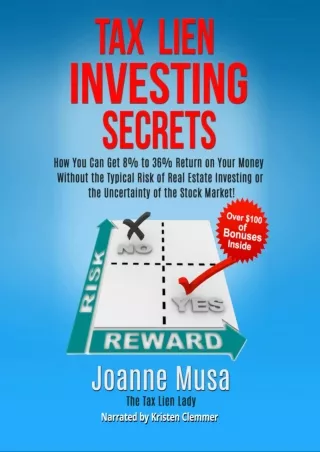 ⭐DOWNLOAD⭐/PDF  Tax Lien Investing Secrets