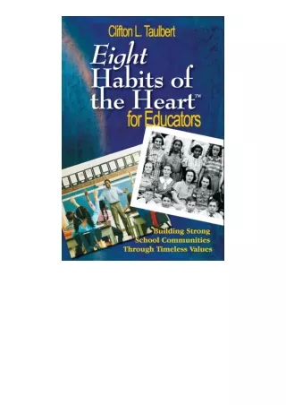 (❤️pdf)full]✔download Eight Habits of the Heart for Educators Building Strong Sc