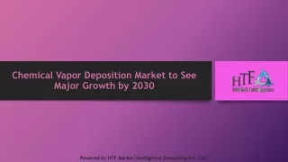 Chemical Vapor Deposition Market Dynamics, Size, and Growth Trend 2018- 2028