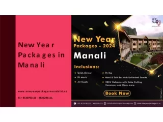 New Year Celebration Packages in Manali | Manali New Year Packages 2024