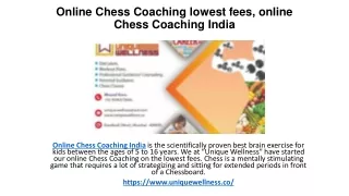 Online Chess Coaching lowest fees, online Chess Coaching India