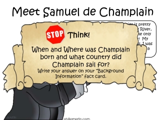 Meet Samuel de Champlain