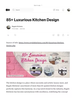 85  Luxurious Kitchen Design