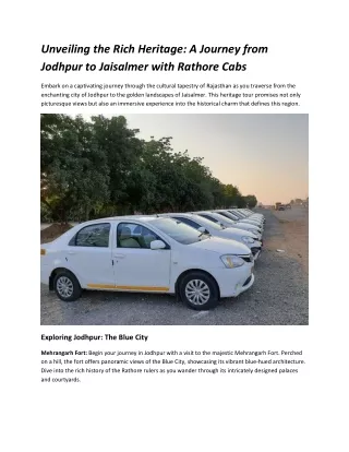 Unveiling the Rich Heritage
