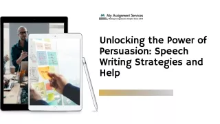 Unlocking the Power of Persuasion Speech Writing Strategies and Help