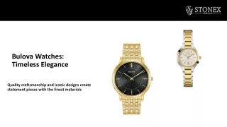 Shop for Bulova watches | Stonex Jewellers