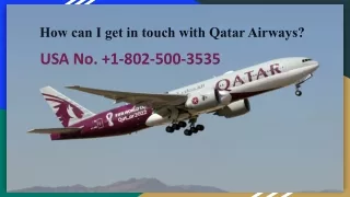 How can I get in touch with Qatar Airways