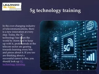 5g training material