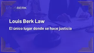 abogado de accidentes de carro - Louis Berk Law