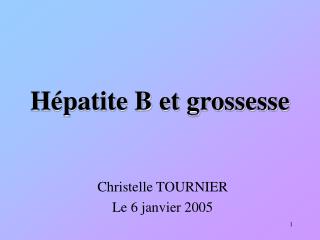 Hépatite B et grossesse