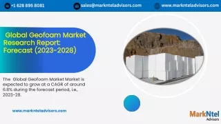 Global Geofoam Market Research Report: Forecast (2023-2028)
