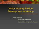 Visitor Industry Product Development Workshop