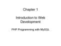 Chapter 1 Introduction to Web Development PHP ...