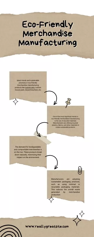 Eco-Friendly Merchandise Manufacturing