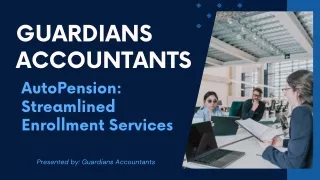 Guardians accountants auto pension enrollment services