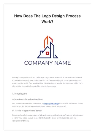 How Does The Logo Design Process Work?