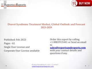 Dravet Syndrome Treatment Market Future 2023-2029 Report