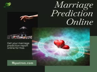 You can get marriage prediction report through lal kitab online.