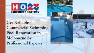 Get Reliable Commercial Swimming Pool Renovation in Melbourne By Professional Experts.