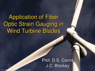 Application of Fiber Optic Strain Gauging in Wind Turbine Blades