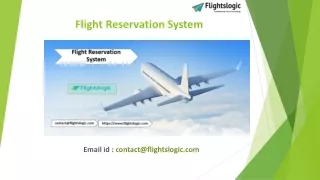 Flight Reservation System