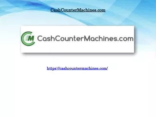 Cash Counting Machine