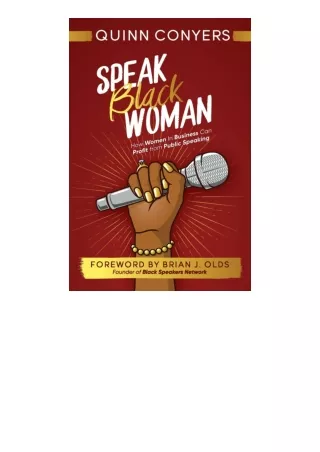 download⚡️ free (✔️pdf✔️) Speak Black Woman How Women In Business Can Profit fro