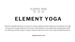 Element Yoga Brookhaven - Elementyogaatl.com