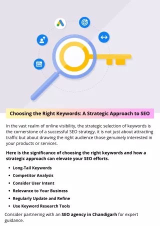 Choosing the Right Keywords: A Strategic Approach to SEO