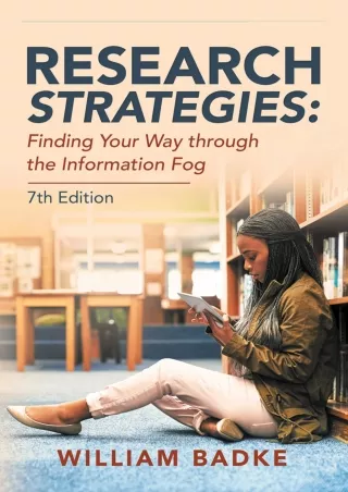 [PDF] ⭐DOWNLOAD⭐  Research Strategies: Finding Your Way Through the Information