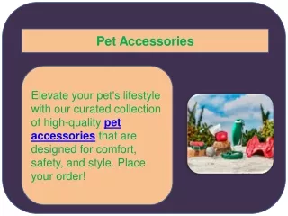 Pet Accessories